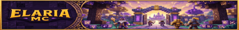 ElariaMC banner ElariaMC Minecraft server banner