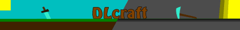 DLcraft banner DLcraft Minecraft server banner