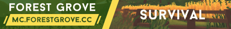 Forest Grove banner Forest Grove Minecraft server banner