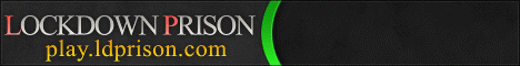 Lockdown Prison banner Lockdown Prison Minecraft server banner