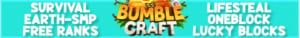 BumbleCraft | Castaway banner BumbleCraft | Castaway Minecraft server banner