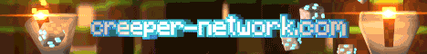 Creeper Network banner Creeper Network Minecraft server banner