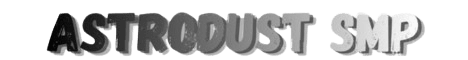 Astrodust SMP banner Astrodust SMP Minecraft server banner