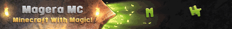 Magera MC banner Magera MC Minecraft server banner