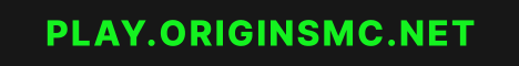 OrginsMC banner OrginsMC Minecraft server banner