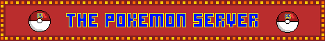 The Pokemon Server banner The Pokemon Server Minecraft server banner