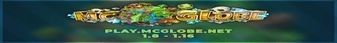 MCGlobe banner MCGlobe Minecraft server banner