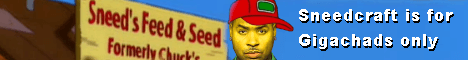 Sneedcraft banner Sneedcraft Minecraft server banner