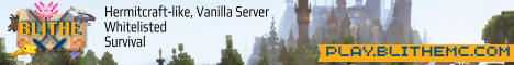 BLITHE banner BLITHE Minecraft server banner