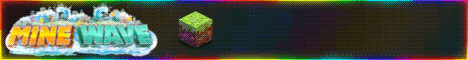 MineWave banner MineWave Minecraft server banner
