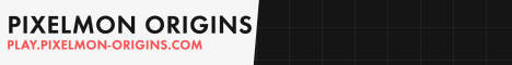 Pixelmon Origins banner Pixelmon Origins Minecraft server banner