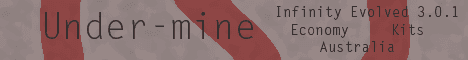 Undermine banner Undermine Minecraft server banner