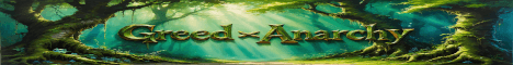 Greed Anarchy banner Greed Anarchy Minecraft server banner