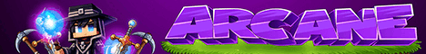 ArcaneMC banner ArcaneMC Minecraft server banner