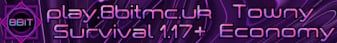 8BIT MC banner 8BIT MC Minecraft server banner
