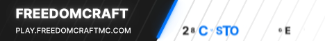 FreedomCraft banner FreedomCraft Minecraft server banner