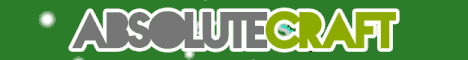 AbsoluteCraft banner AbsoluteCraft Minecraft server banner