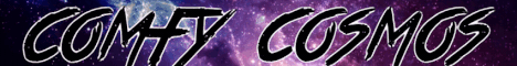 Comfy Cosmos banner Comfy Cosmos Minecraft server banner