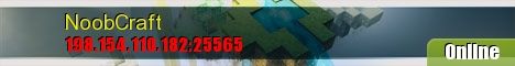 NoobCraft banner NoobCraft Minecraft server banner