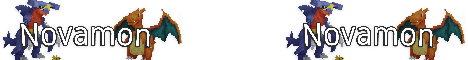 Novamon banner Novamon Minecraft server banner