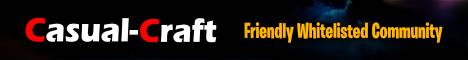 Casual-Craft banner Casual-Craft Minecraft server banner