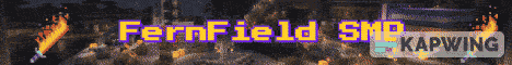 FernField SMP banner FernField SMP Minecraft server banner
