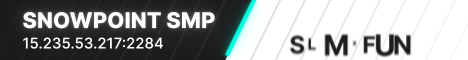 Snowpoint SMP banner Snowpoint SMP Minecraft server banner