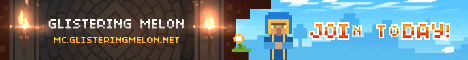 Glistering Melon banner Glistering Melon Minecraft server banner
