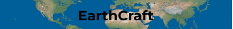 EarthCraft banner EarthCraft Minecraft server banner
