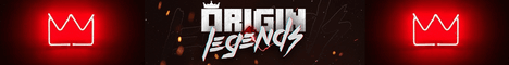 Origin Legends banner Origin Legends Minecraft server banner