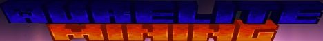 Aurelite Mining banner Aurelite Mining Minecraft server banner