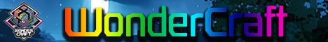 WonderCraft banner WonderCraft Minecraft server banner