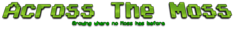 Across the Moss banner Across the Moss Minecraft server banner