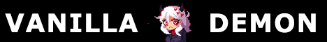 Vanilla Demon banner Vanilla Demon Minecraft server banner