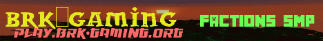 Brk-Gaming banner Brk-Gaming Minecraft server banner
