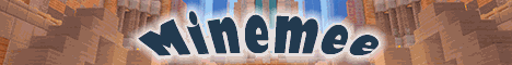 Minemee banner Minemee Minecraft server banner