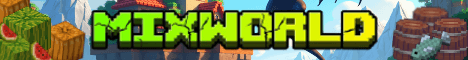 MIXWORLD banner MIXWORLD Minecraft server banner