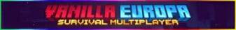 Vanilla Europa banner Vanilla Europa Minecraft server banner