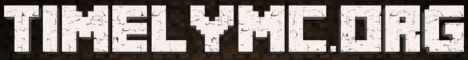 TimelyMC banner TimelyMC Minecraft server banner