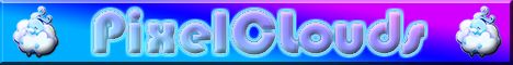 PixelClouds banner PixelClouds Minecraft server banner
