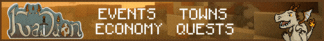 KaDion banner KaDion Minecraft server banner