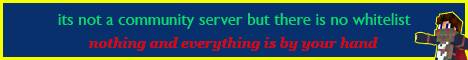 notacommunityserverbutthereisnowhitelist banner notacommunityserverbutthereisnowhitelist Minecraft server banner