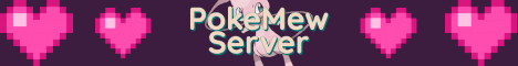 PokeMew banner PokeMew Minecraft server banner