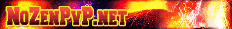 NoZenPvP | OP | Factions banner NoZenPvP | OP | Factions Minecraft server banner