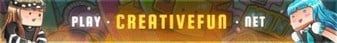CreativeFun banner CreativeFun Minecraft server banner