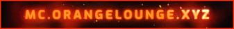 Orange Lounge banner Orange Lounge Minecraft server banner