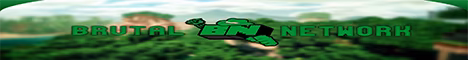 Brutal Network banner Brutal Network Minecraft server banner