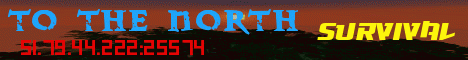 ToTheNorth banner ToTheNorth Minecraft server banner