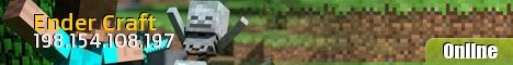 Ender Craft banner Ender Craft Minecraft server banner