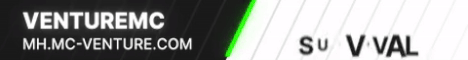 Venture banner Venture Minecraft server banner